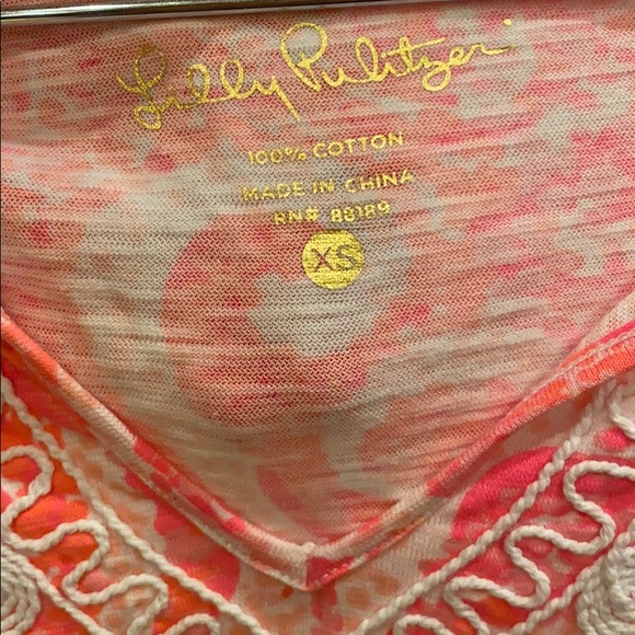 Lily Pulitzer tassel shirt - Picture 3 of 4